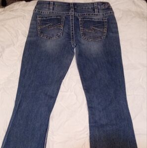 Stylish Blue Flare Women's Silver Jeans, 29x33